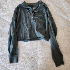 Aerie Cropped Polo T